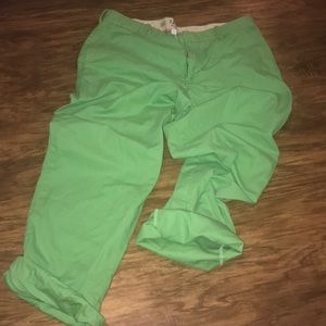 IZOD Men's Saltwater Pants in Green! 38/32